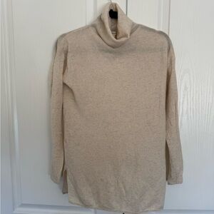 Vince Soft Cream Turtleneck Sweater